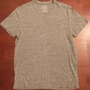 Speckled-Grey American Eagle V-Neck Tee Shirt